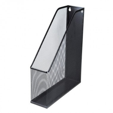 Raccoglitore per riviste di metallo forato colore nero NikOffice  - 1 Pezzo