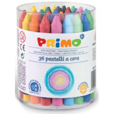 BARATTOLO 36 PASTELLI A CERA  PRIMO CMP MOROCOLOR