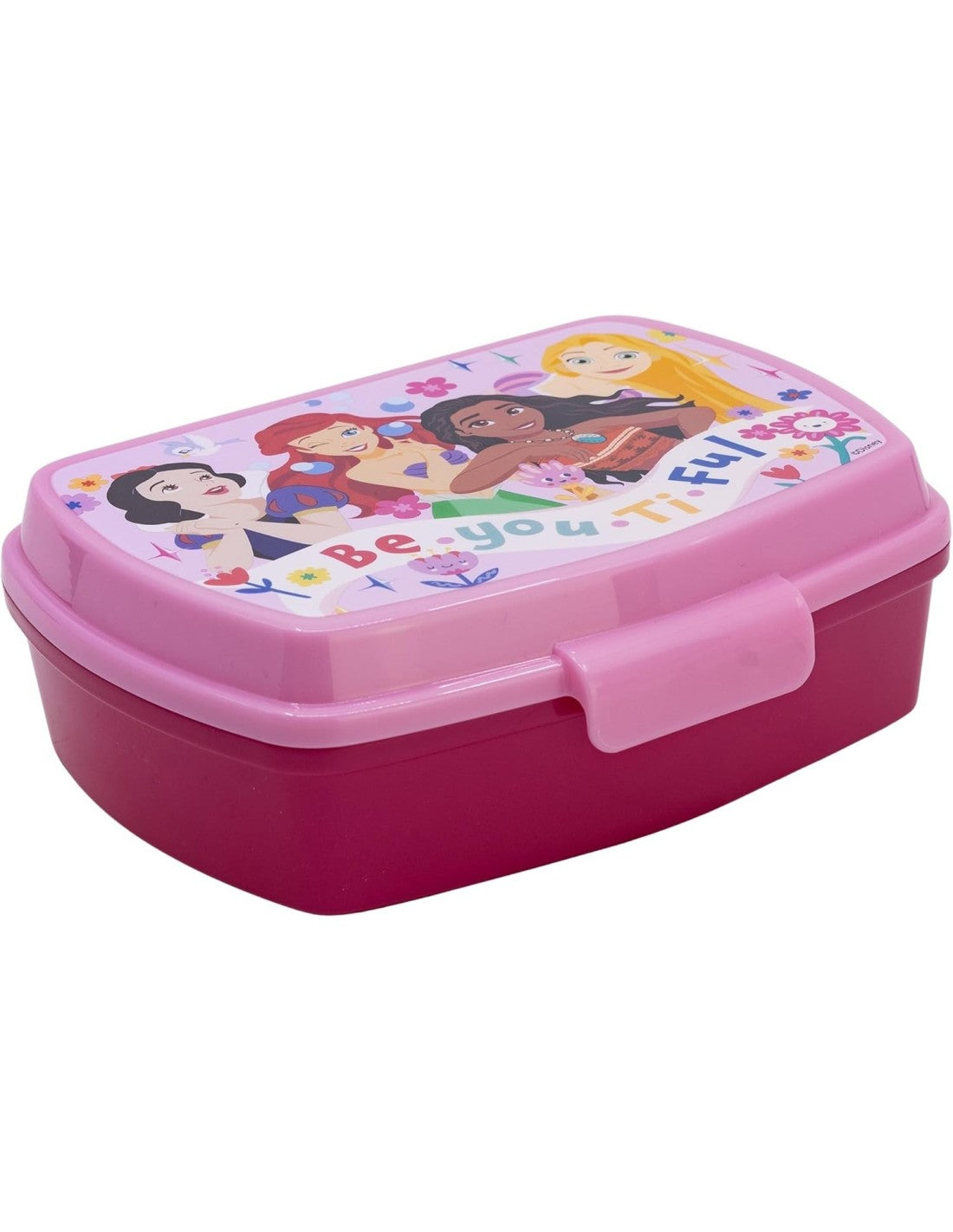 Principesse Disney - Portapranzo in pvc per bambine, Sandwich Box, BPA free