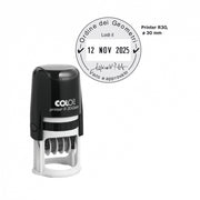 Timbro datario r30 diam. 30mm autoinchiostrato Colop- 1 PEZZO