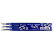 Ricarica refill penna Pilot Frixion Ball BLU - tratto 0,7 mm Blister 3 pezzi