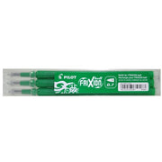 Ricarica refill penna Pilot Frixion Ball VERDE - tratto 0,7 mm Blister 3 pezzi