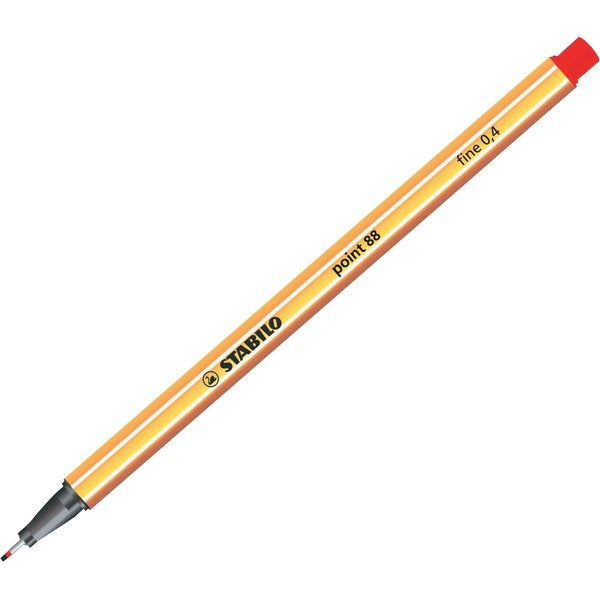 Fineliner  Point 88 Stabilo 88/44 colore Rosso