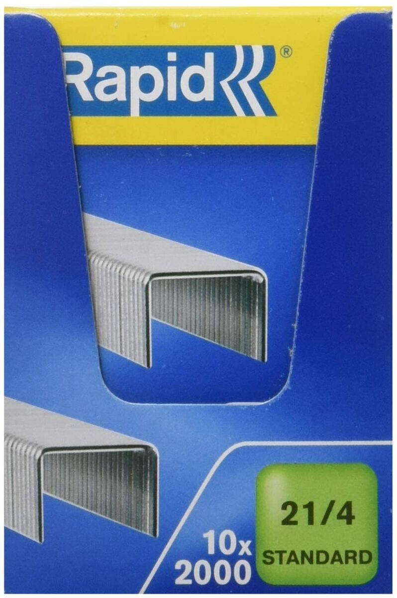 Punti 6/4 per cucitrici Rapid - 2000 punti - 10 conf. da 2000 punti