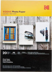 Kodak - Carta Fotografica Photo Gloss - A4 - 180 gr - 20 fogli - 5740-512