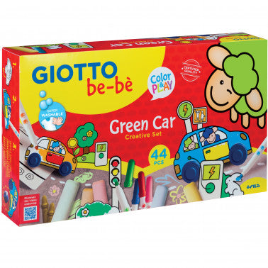SET GIOCO CREATIVO GREEN CAR GIOTTO BE-BE'