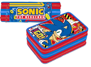 Astuccio 3 zip Sonic  Premium