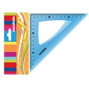 NIKOFFICE Squadra Flessibile 45° Cm 15 COLORI ASS. - 1 PEZZO