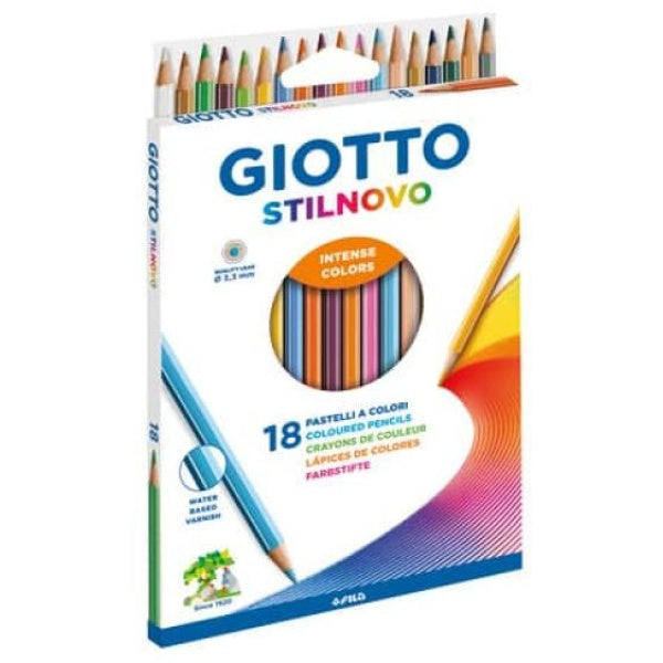 Matite colorate Giotto Stilnovo da 18 pezzi