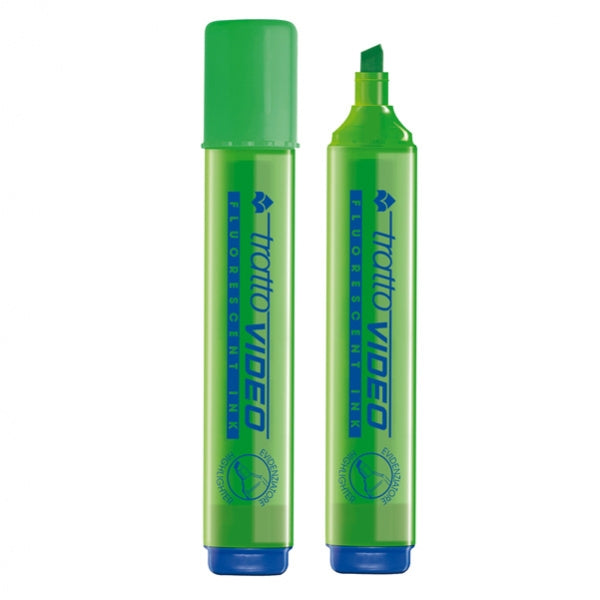 Evidenziatore Tratto Video  Verde - tratto 1-5 mm